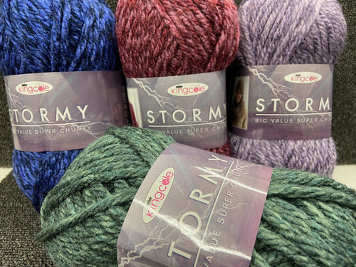 big value super chunky stormy various colours king cole wool yarn  knitting knit crochet fabric shack malmesbury