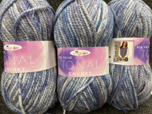 big value tonal chunky hazy 2540 blue king cole wool yarn  knitting knit crochet fabric shack malmesbury
