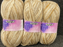 big value tonal chunky oatmeal 2537 brown king cole wool yarn  knitting knit crochet fabric shack malmesbury
