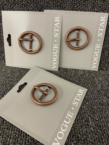 buckle 25mm copper round fabric shack malmesbury