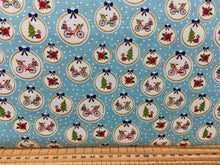 christmas bicycle trees turquoise adventure riley blake caravan camping fabric shack malmesbury cotton fat quarter patchwork quilting