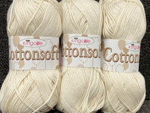 cotton soft dk double knit cottonsoft yarn wool ecru 711