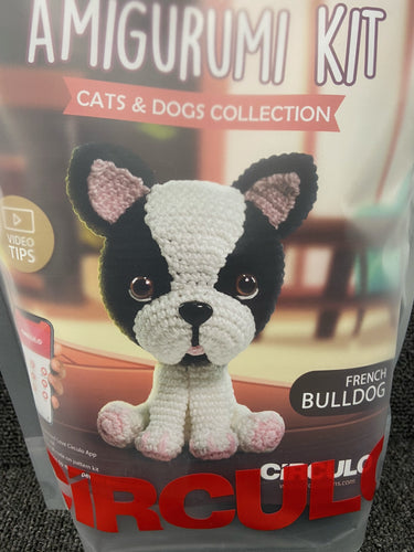 crochet amigurumi kit cats and dogs bulldog circulo fabric shack malmesbury
