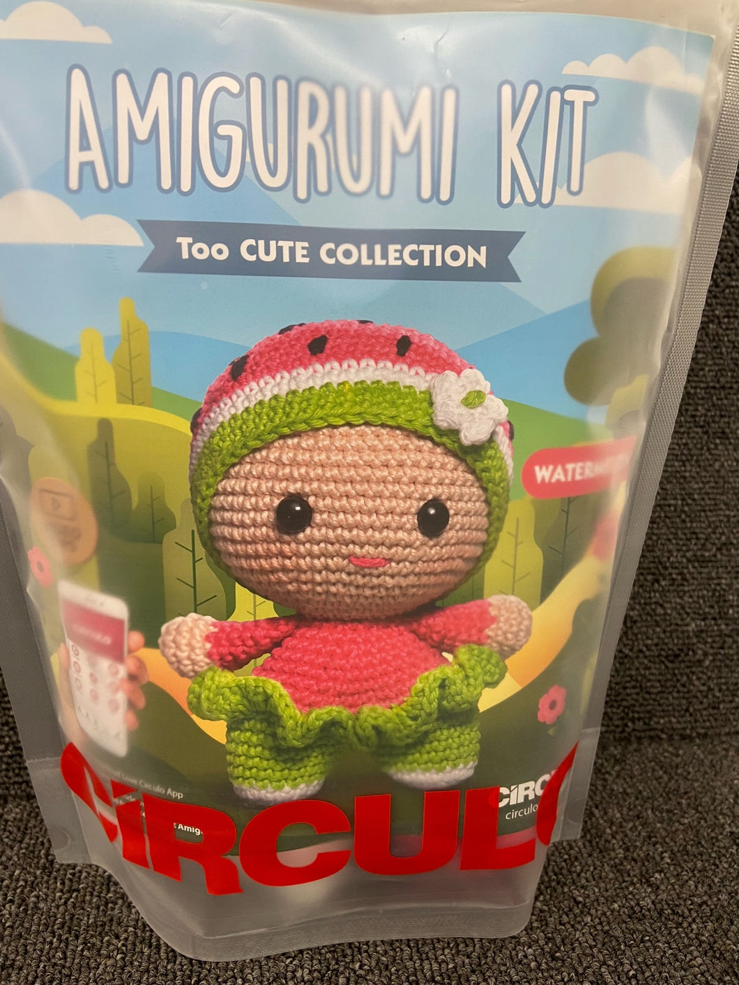 Circulo Crochet Amigurumi Kit Too Cute Collection Watermelon