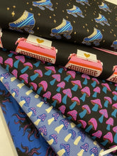 darlings 2 ruby star society roller skates rollerskates rollerboots roller boots black metallic cotton fabric shack malmesbury