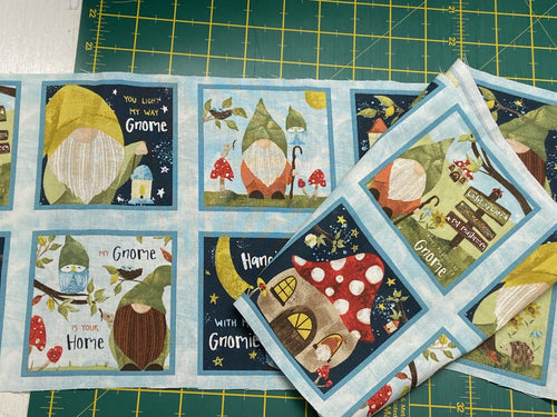 deane beesley 3 three wishes you light my way gnome patch strip cotton fabric shack malmesbury