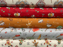 debbie shore gingerbread biscuits ginger bread christmas baking cake cotton fat quarter mugs hot chocolate cocoa red fabric shack malmesbury