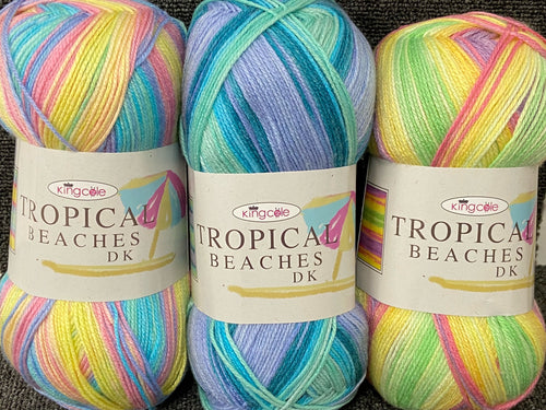 double knit dk tropical beaches summer yarn wool fabric shack malmesbury beach summer 2