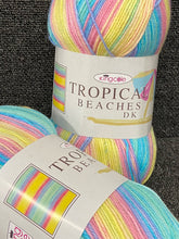 double knit dk tropical beaches summer yarn wool fabric shack malmesbury lara beach 4851