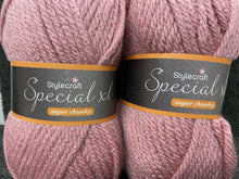 fabric shack knitting crochet knit wool yarn stylecraft special xl super chunky pale rose 1080