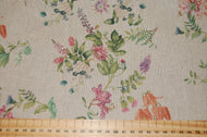 fabric shack sewing quilting sew cotton polyester linen look botanical garden floral flowers victorian craft home curtain blinds natural digital print (3)