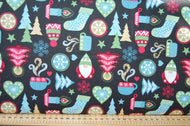 fabric shack sewing quilting sew fat quarter cotton quilt patchwork christmas holiday noel dressmaking hygge scandi trädgårdstomte tomte tonttu gnome nisse stocking tree candle snowflake star mitten (6)