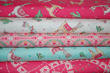 fabric shack sewing quilting sew fat quarter cotton quilt patchwork deb strain moda llama love hearts valentine valentines day cactus flower floral bunting pink white aqua blue (3)