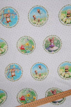 fabric shack sewing quilting sew fat quarter cotton quilt pathcowrk dressmaking kids dress border print the pixie collection delicate dandelions seeds perfect parade flight of fantasy cat bumble bee