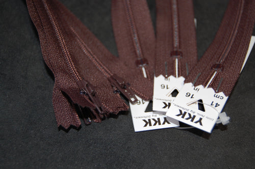 fabric shack sewing quilting sew fat quarter cotton quilt ykk zip closed mink 327 41cm 16 ins inches