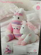 fabric shack knitting crochet knit knitting crochet wool yarn patons pattern kids child childrens baby babies toy unicorn double knit dk