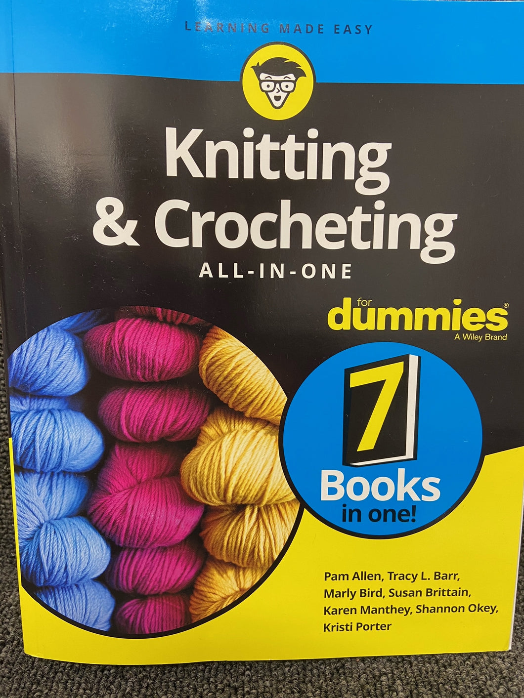 fabric shack knitting crochet knit wool yarn knitting & crocheting all in one for dummies pam allen
