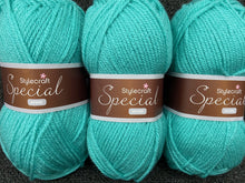 fabric shack knitting crochet knit wool yarn stylecraft aran aspen blue 1422