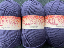 fabric shack knitting crochet knit wool yarn stylecraft life chunky bellissima purple passion 3934