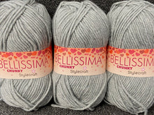 fabric shack knitting crochet knit wool yarn stylecraft life chunky bellissima silver lining 3928