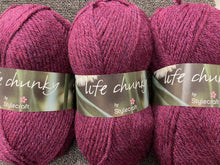 fabric shack knitting crochet knit wool yarn stylecraft life chunky cranberry mixtures 2319