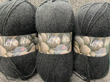 fabric shack knitting crochet knit wool yarn stylecraft life double knit dk black 2307