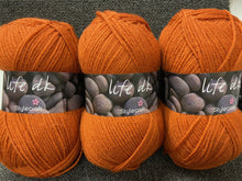 fabric shack knitting crochet knit wool yarn stylecraft life double knit dk copper oranage 2312