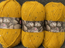 fabric shack knitting crochet knit wool yarn stylecraft life double knit dk ochre nepp mustard 3522