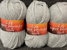 fabric shack knitting crochet knit wool yarn stylecraft life super chunky silver grey 1595