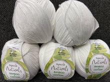 fabric shack knitting crochet knit wool yarn stylecraft natural naturals bamboo and cotton chalk white 7127