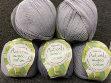 fabric shack knitting crochet knit wool yarn stylecraft natural naturals bamboo and cotton dusk light grey 7159