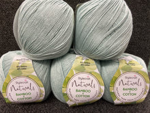 fabric shack knitting crochet knit wool yarn stylecraft natural naturals bamboo and cotton seafoam light green 7143