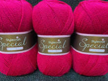 fabric shack knitting crochet knit wool yarn stylecraft special dk double knit bright pink 1435
