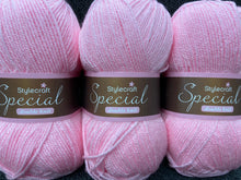 fabric shack knitting crochet knit wool yarn stylecraft special dk double knit candyfloss candy floss pink 1130