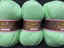 fabric shack knitting crochet knit wool yarn stylecraft special dk double knit light green spring 1316
