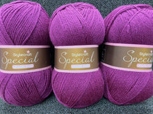 fabric shack knitting crochet knit wool yarn stylecraft special dk double knit plum purple 1061