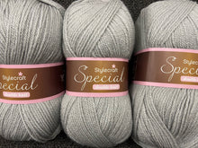 fabric shack knitting crochet knit wool yarn stylecraft special dk double knit silver 1203