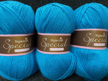 fabric shack knitting crochet knit wool yarn stylecraft special dk double knit tuquoise blue 1068