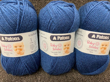 fabric shack knitting crochet yarn wool patons baby smiles fairytale fairy tale fab 4ply 4 ply four ply 50g  denim blue 1052