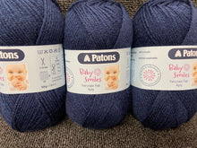 fabric shack knitting crochet yarn wool patons baby smiles fairytale fairy tale fab 4ply 4 ply four ply 50g navy blue 1050