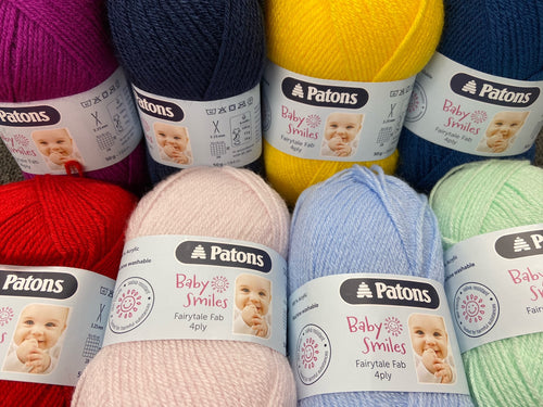 fabric shack knitting crochet yarn wool patons baby smiles fairytale fairy tale fab 4ply 4 ply four ply various colours 2