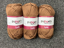 fabric shack knitting knit crochet wool yarn cotton puppets number no 8 50g 70m lyric brown 5013