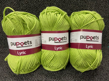fabric shack knitting knit crochet wool yarn cotton puppets number no 8 lyric 50g 70m light green 5090