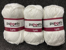 fabric shack knitting knit crochet wool yarn cotton puppets number no 8 lyric 50g 70m white 5000