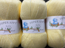 fabric shack knitting knit crochet wool yarn james c brett baby 4 ply lemon