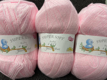 fabric shack knitting knit crochet wool yarn james c brett baby 4 ply pink