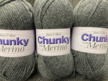 fabric shack knitting knit crochet wool yarn james c brett chunky merino dark grey CM20