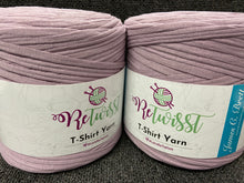 fabric shack knitting knit crochet wool yarn james c brett retwisst retwist t shirt t-shirt upcycled recycled rs03 light purple