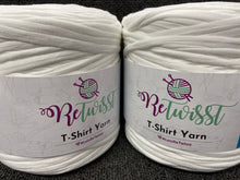fabric shack knitting knit crochet wool yarn james c brett retwisst retwist t shirt t-shirt upcycled recycled rs04 off white
