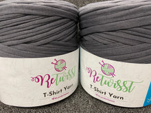 fabric shack knitting knit crochet wool yarn james c brett retwisst retwist t shirt t-shirt upcycled recycled rts 10 dark grey
